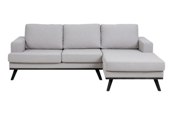 Sofa góc Norwich vải Malmo màu xám nhạt 2
