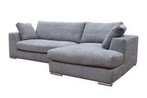 Sofa Amery góc phải vải Holly màu xám 830000332 2