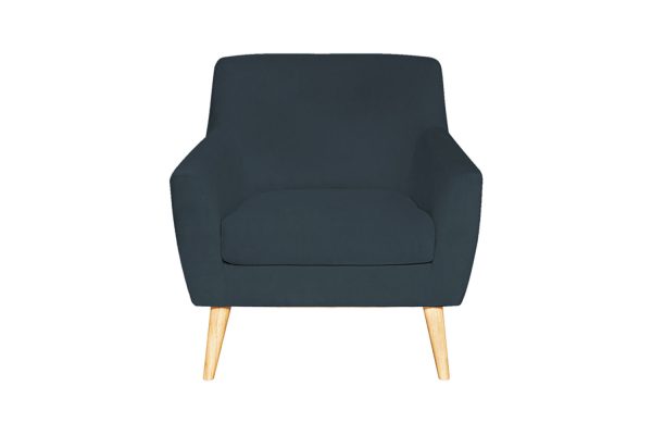 Sofa 1 chỗ Vita vải Malmo màu xanh dương