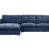 Sofa góc Talida vải holly màu xanh dương 2