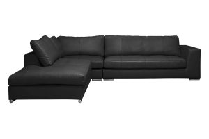 Sofa góc trái Amery da santos màu đen