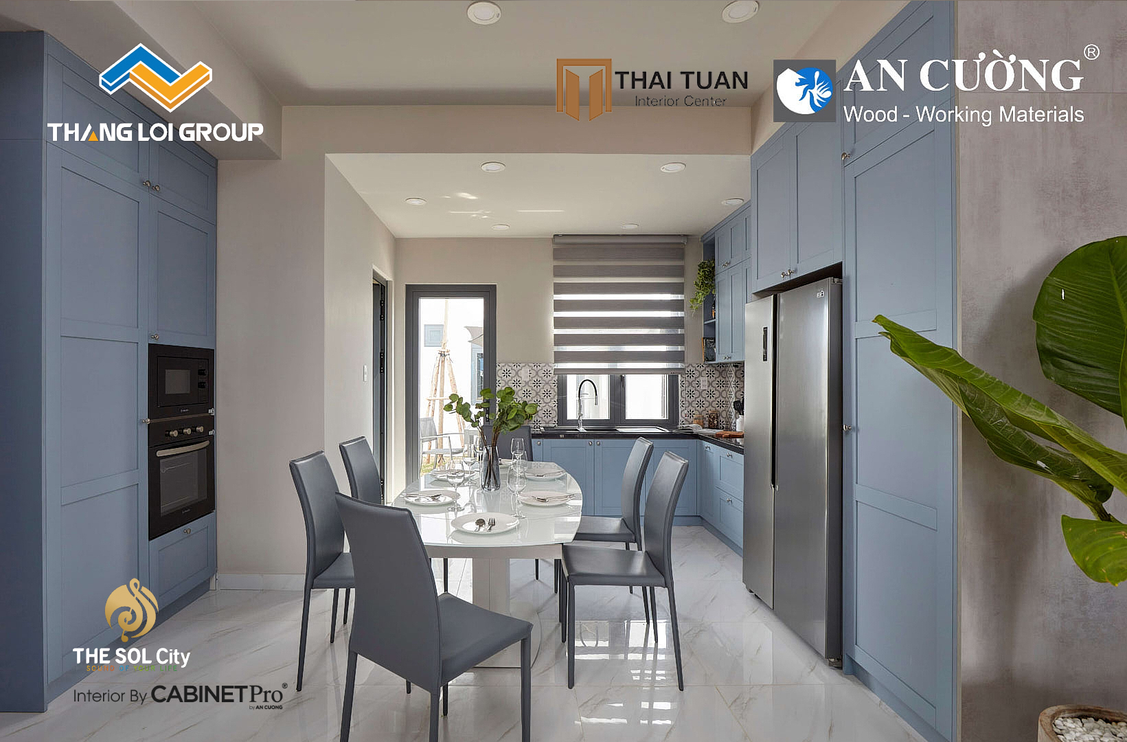 KHÁM PHÁ CĂN HỘ MANG PHONG CÁCH NEO CLASSIC 3 Không gian bàn ăn làm điểm nhấn trung tâm kết nối các phòng