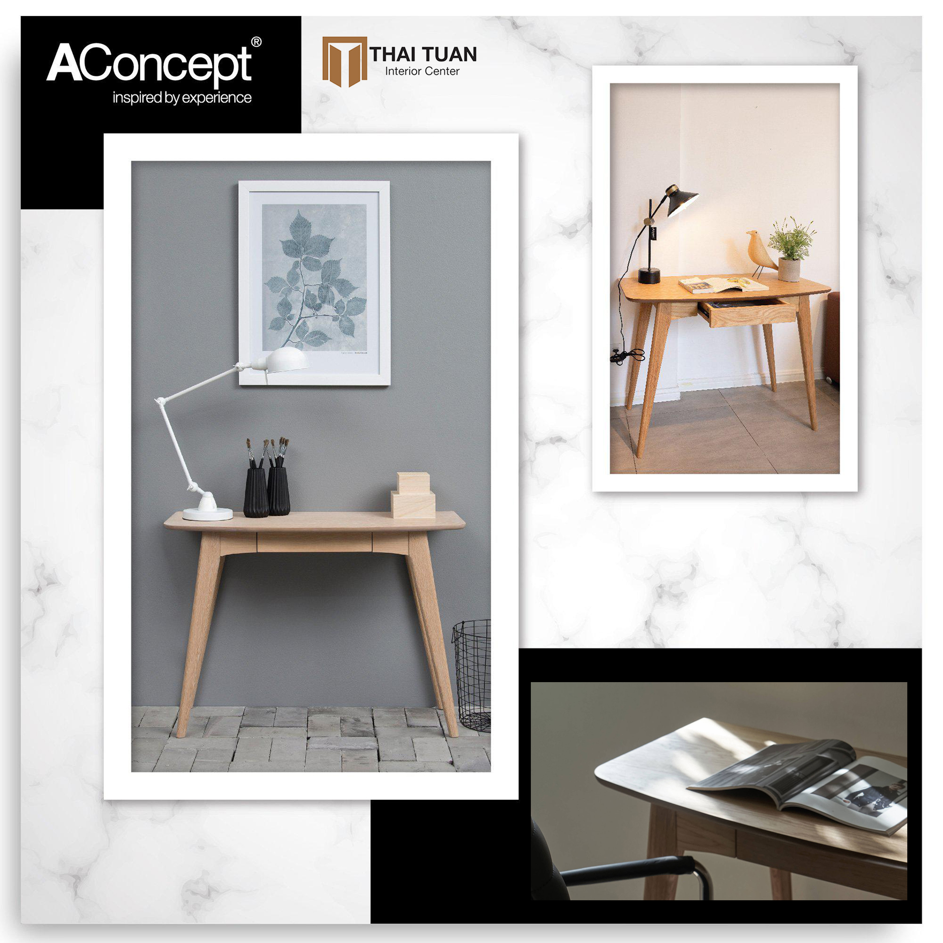 Nội thất văn phòng tiện nghi đến từ thương hiệu AConcept - nâng cấp phòng làm việc thành một không gian lí tưởng