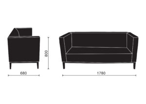 sofa m1093 dimen