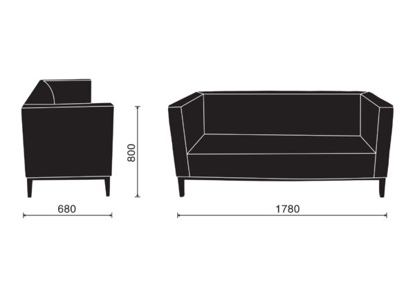 sofa m1093 dimen