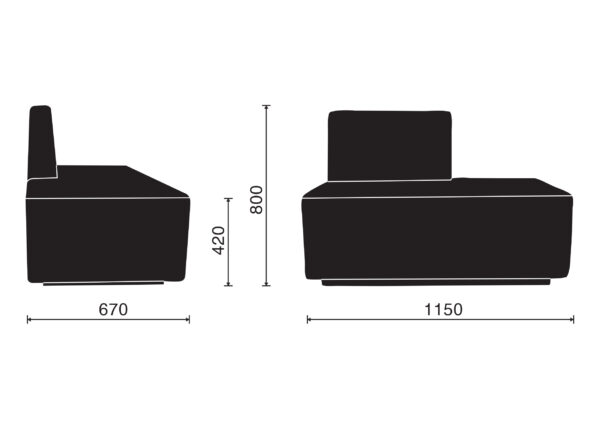 sofa m2000 dimen